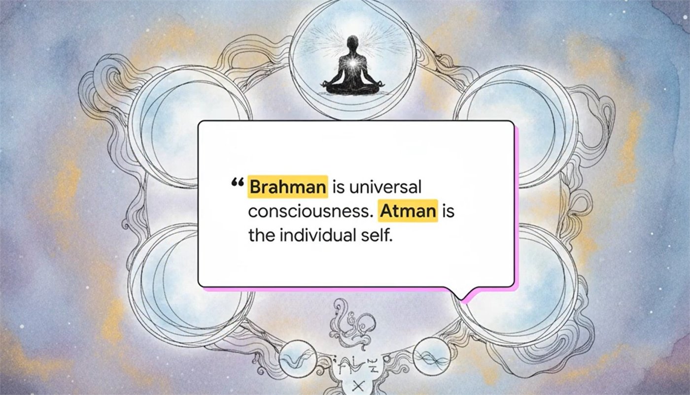 Brahman as universal consciousness and Atman as individual self