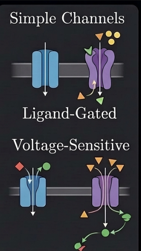 Upper receptor channel diagram